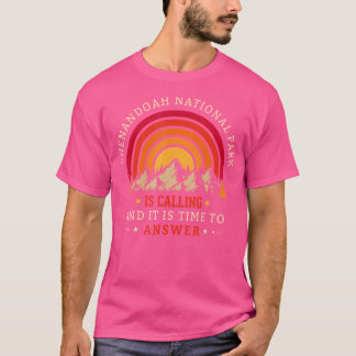 Shenandoah Nationalpark Wandern Männer Frauen Wand T-Shirt