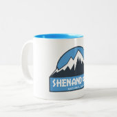 Shenandoah-Nationalpark Zweifarbige Tasse (Vorderseite Links)