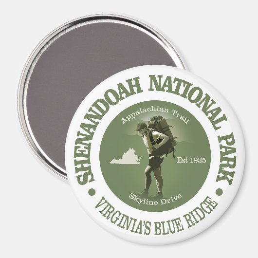 Shenandoah NP Magnet (Vorderseite/Rückseite)