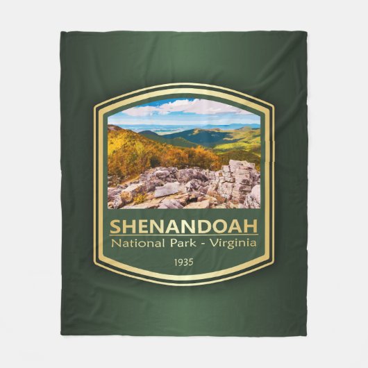 Shenandoah NP (PF1) Fleecedecke (Vorderseite)