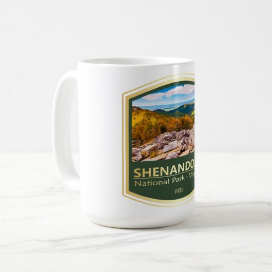 Shenandoah NP (PF1) Kaffeetasse (Vorderseite Links)