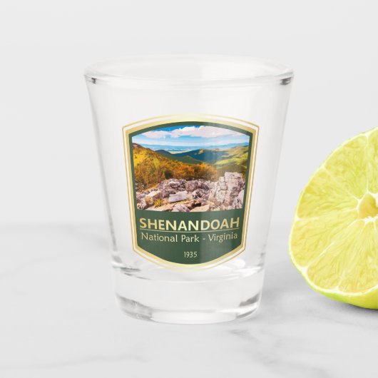 Shenandoah NP (PF1) Schnapsglas (Vorderseite)