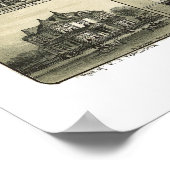 Shenandoah, PA Panorama Karte - 1889 Poster (Ecke)