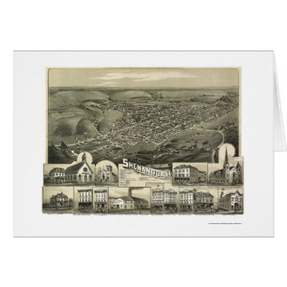 Shenandoah, panoramische Karte PAs - 1889