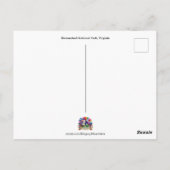 Shenandoah Park Forest Bridge Sprichwort Postkarte (Rückseite)