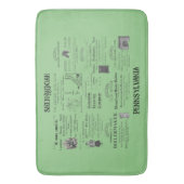 SHENANDOAH PENNSYLVANIA 1880ER WERBKOHLE BADEMATTE (Vorderseite Vertikal)