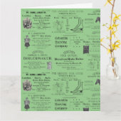 Shenandoah Pennsylvania Vintage Werbung in den 80e Karte (Gelbe Blume)