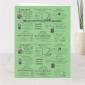 Shenandoah Pennsylvania Vintage Werbung in den 80e Karte (Rückseite)