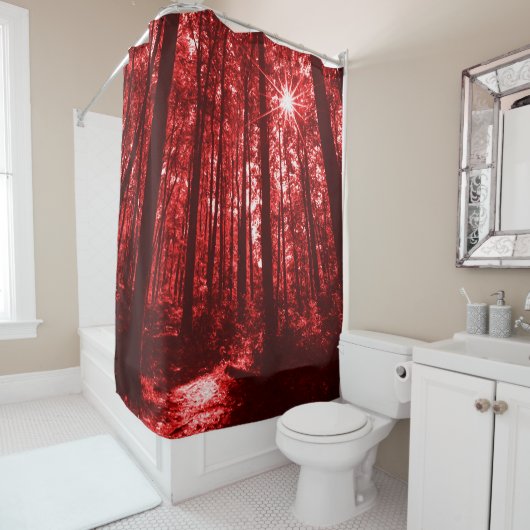 Shenandoah Rot Duschvorhang (Beispiel)