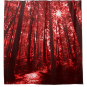 Shenandoah Rot Duschvorhang (Vorderseite)