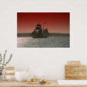 Shenandoah roter Himmel Poster (Küche)