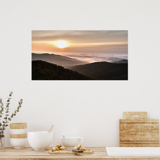 Shenandoah Sunrise Poster (Küche)