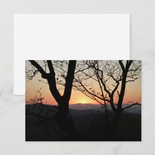 Shenandoah Sunset Nationalpark Landschaft (Vorne/Hinten)