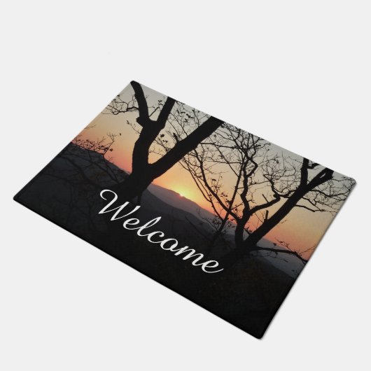 Shenandoah Sunset Nationalpark Landschaft Fußmatte (Schrägansicht)
