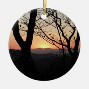 Shenandoah Sunset Nationalpark Landschaft Keramikornament