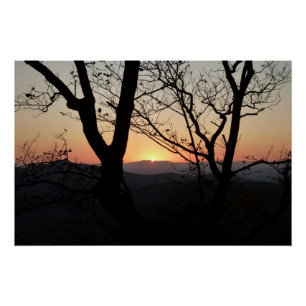 Shenandoah Sunset Nationalpark Landschaft Poster