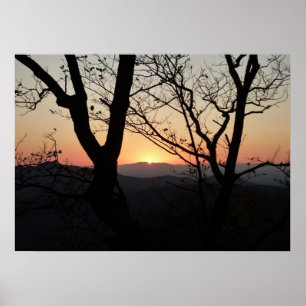 Shenandoah Sunset Nationalpark Landschaft Poster
