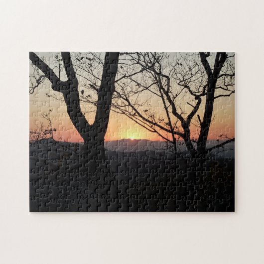 Shenandoah Sunset Nationalpark Landschaft Puzzle (Horizontal)