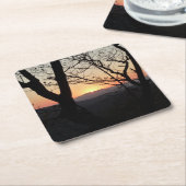 Shenandoah Sunset Nationalpark Landschaft Rechteckiger Pappuntersetzer (angewinkelt)