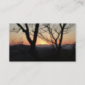 Shenandoah Sunset Nationalpark Landschaft Visitenkarte (Rückseite)