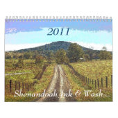 Shenandoah Tinte u. Wäsche 2011 Kalender (Titelbild)