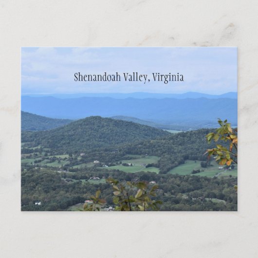 Shenandoah Valley Postcard Postkarte (Vorderseite)