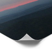 Shenandoah Valley Sunset Poster (Ecke)