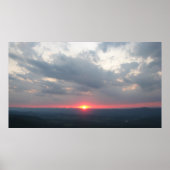 Shenandoah Valley Sunset Poster (Vorne)
