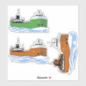 Shenango Beeghly Oberstar Aufkleber (Blatt)