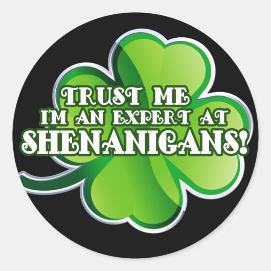 Shenanigan Expert Stickers (Vorderseite)