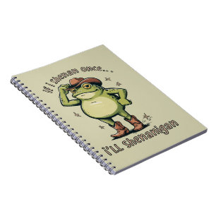 Shenanigan Lustiger Psychische Gesundheit Frosch  Notizblock