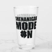 Shenanigan-Modus an Glas (Rückseite)