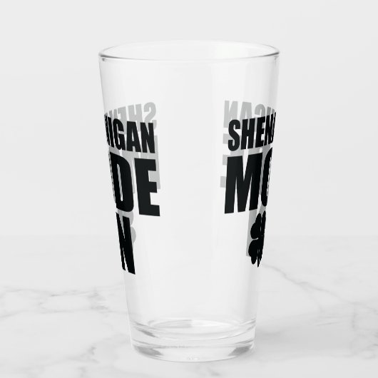 Shenanigan-Modus an Glas (Links)