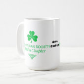 Shenanigan Society Dublin Chapter Vintage Heritage Kaffeetasse (Vorderseite Links)