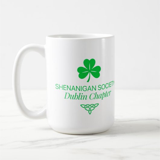 Shenanigan Society Dublin Chapter Vintage Heritage Kaffeetasse (Links)