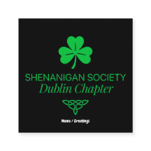 Shenanigan Society Dublin Kapitel Vintage Erbe