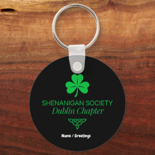 Shenanigan Society Dublin Kapitel Vintage Erbe Schlüsselanhänger