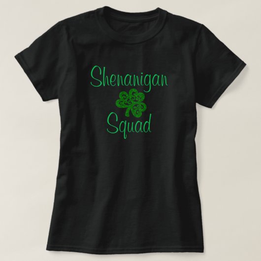 Shenanigan Squad Kleeblatt Bar Party Frauen T-Shirt (Design vorne)