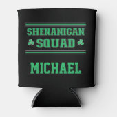 Shenanigan Squad - Personalisierter St. Patrick's Dosenkühler (Vorderseite)