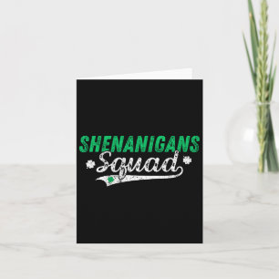 Shenanigan Squad St Patricks Day Matching Group Vi Karte
