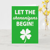 Shenanigans Begin Greats Karte (Gelbe Blume)