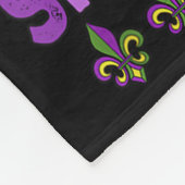 Shenanigans Begin Mardi Gras Baseball Ball Masked Fleecedecke (Ecke)