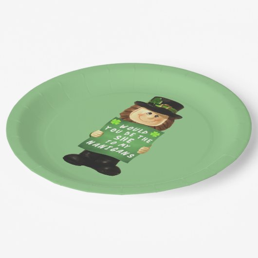 Shenanigans Beverage Pappteller (Schrägansicht)