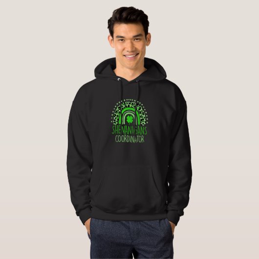 Shenanigans Coordinator Rainbow Teacher St Patrick Hoodie (Vorne ganz)