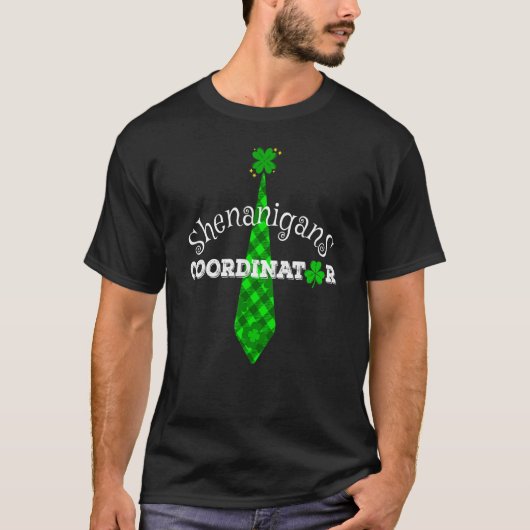 Shenanigans Coordinator shirt Funny Teacher St Pat (Vorderseite)