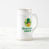 Shenanigans Coordinator St. Patrick's Day Bierglas (VorderseiteRechts)