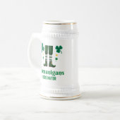 Shenanigans Coordinator St. Patrick's Day Bierglas (Vorderseite Links)