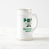 Shenanigans Coordinator St. Patrick's Day Bierglas (VorderseiteRechts)