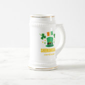 Shenanigans Coordinator St. Patrick's Day Bierglas (VorderseiteRechts)