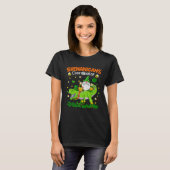 Shenanigans Coordinator St Patrick's Day Dinosaur  T-Shirt (Vorne ganz)